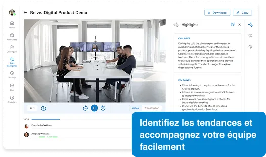 Spot trends and coach your team with ease